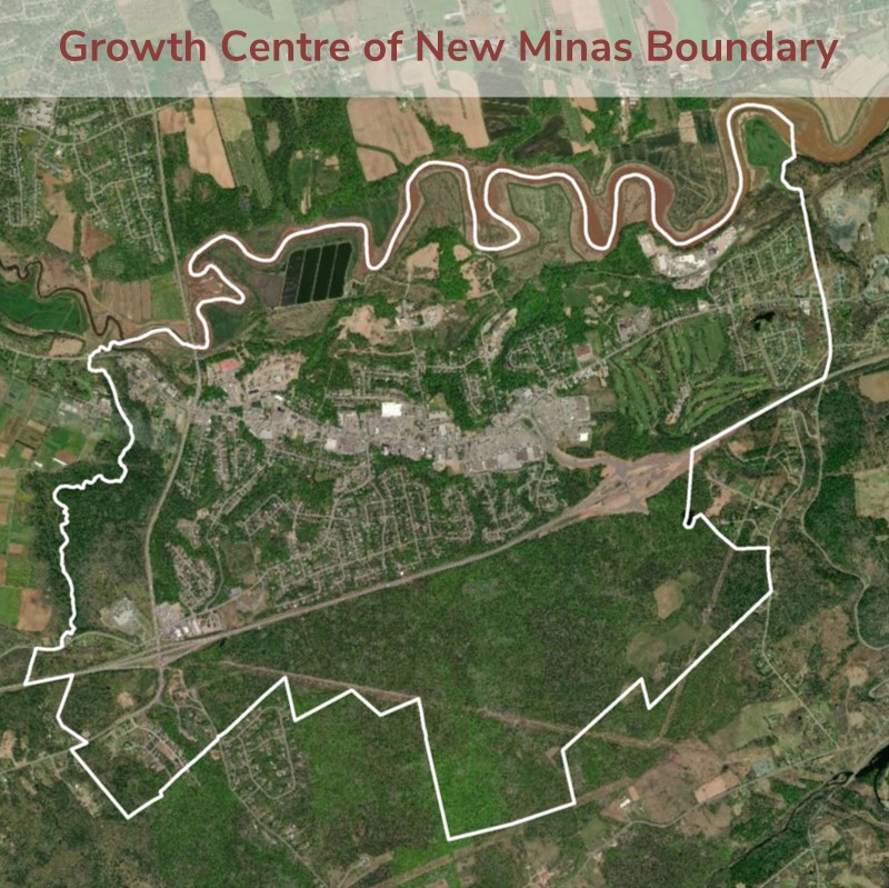 A map of the Growth Centre of New Minas