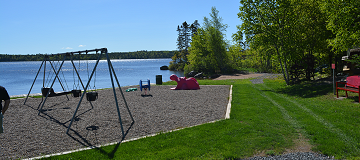 Playground at Aylesford lake beach